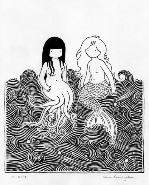mermaids by stasia burrington