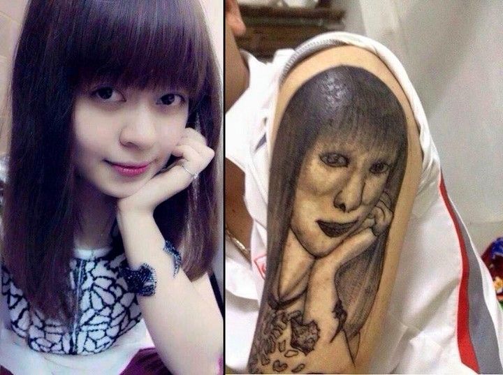 25 Funny Tattoo Fails – “It’s like looking in the mirror,” he said sarcastically