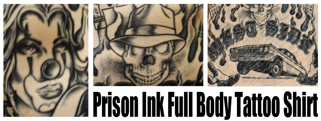 Men’s Full Body Tattoo Shirt – Prison Ink Full Body Tattoo Shirt
