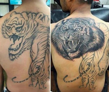 This failed tattoo’s before and after is just hilarious