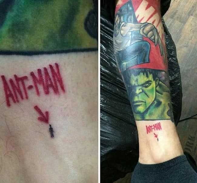 ant man funny tattoos – If you have a good sense of humor and…