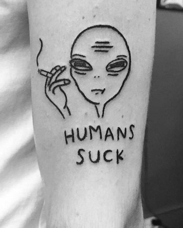 Humans Suck Temporary Tattoo – Simply Inked