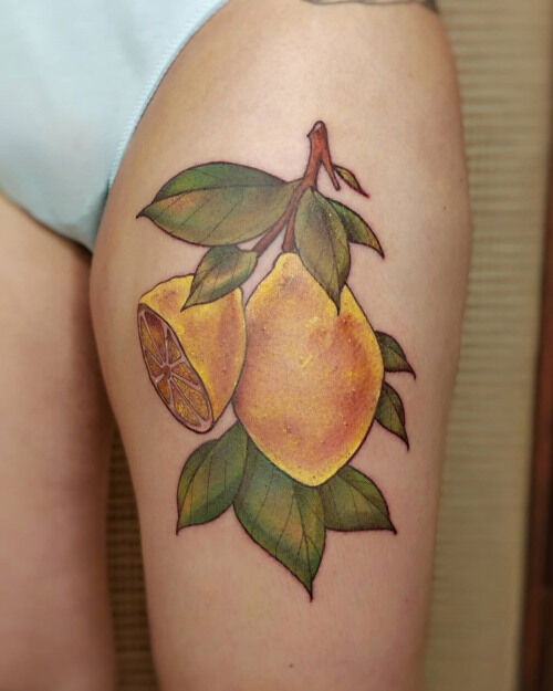 lemon tree branch https tattoo ideas com lemon