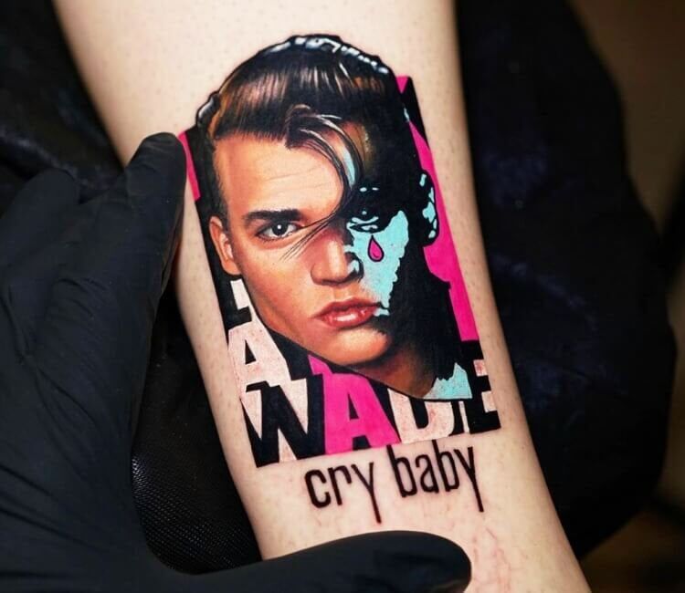 Cry Baby tattoo by © Dave Paulo