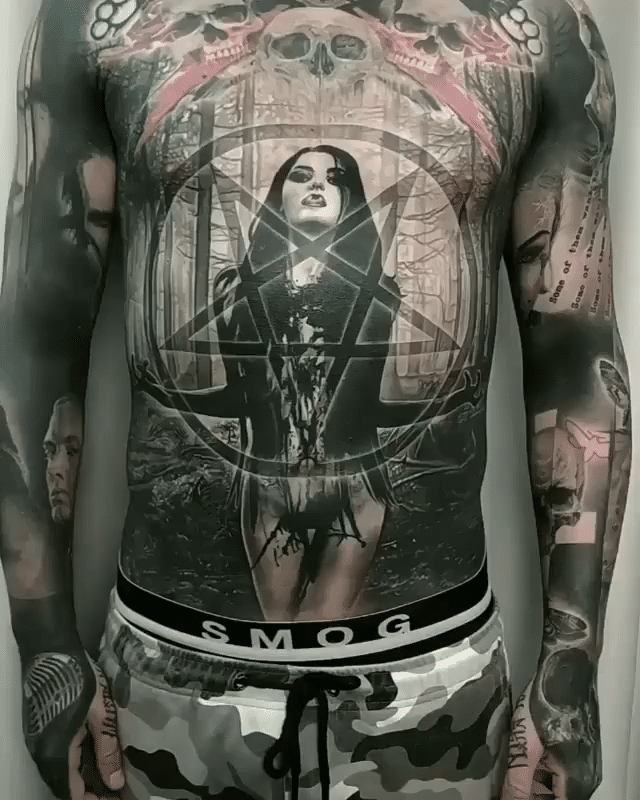 DARK tattoo by Alexander Khartsyz from Ukraine