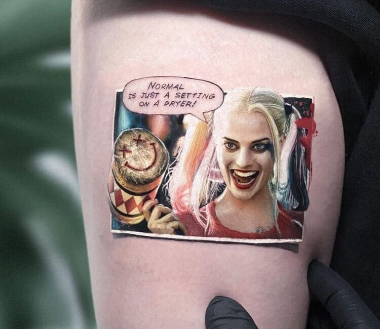 Harley Quinn tattoo by © Eden Kozo