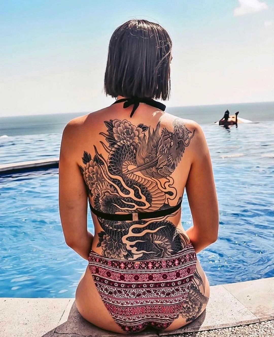 Japanese back tattoo by © Tomtom Tattoo