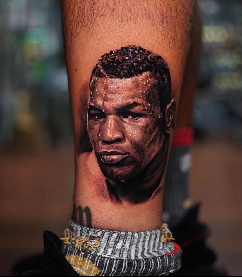 Mike Tyson Portrait by Pony Lawson from Chicago Il