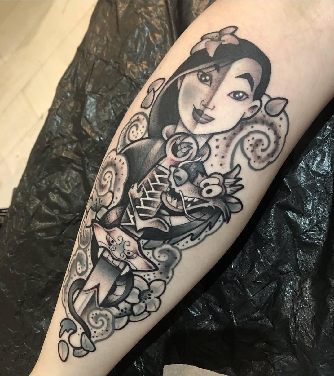 Mulan done by Lily at underground in Liverpool