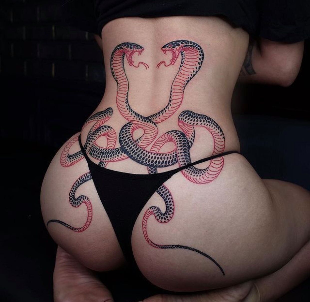 Snake tattoo by © BB Rung from Busan South Korea