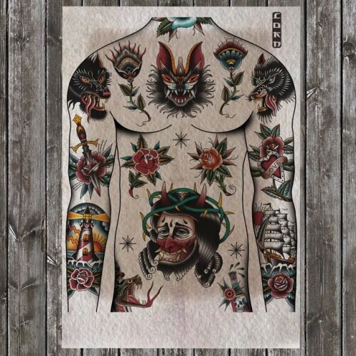 Traditional torso by