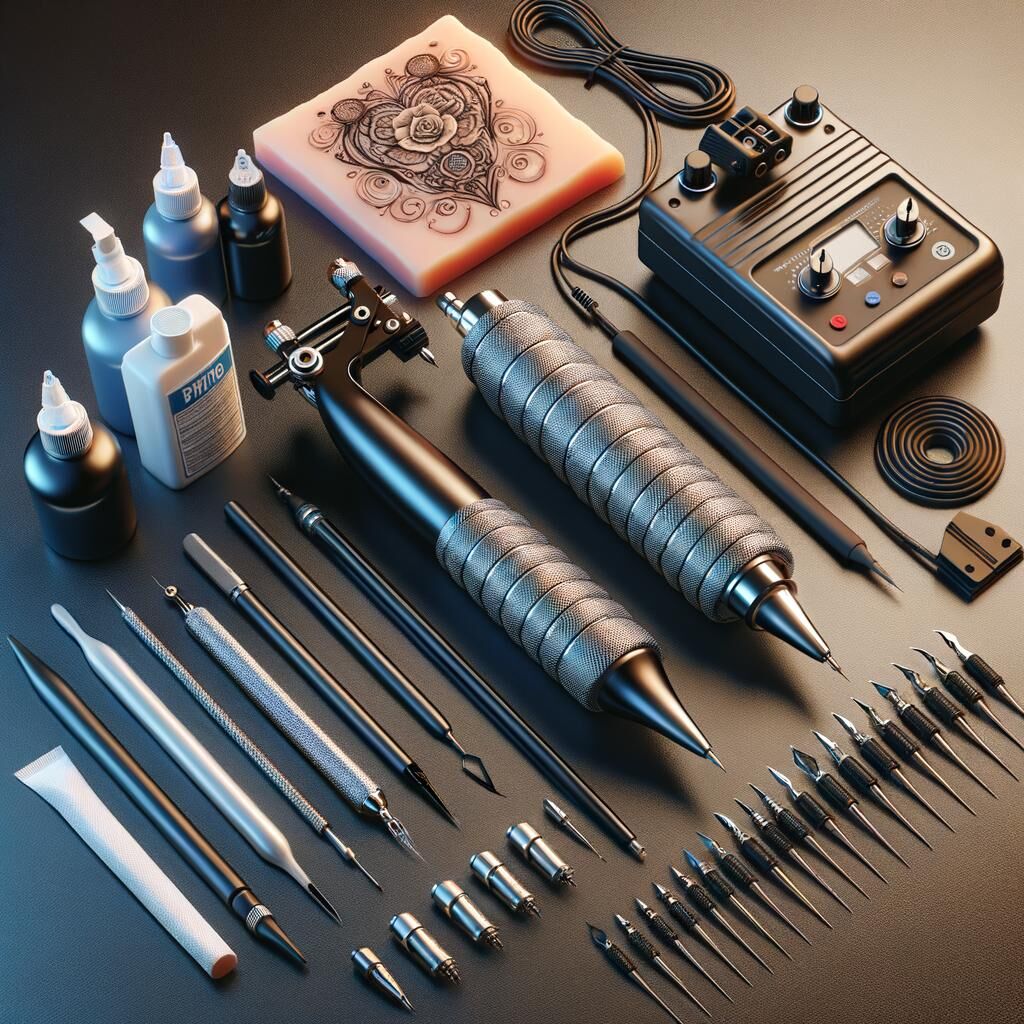 Tattoo pen starter kit with everything included